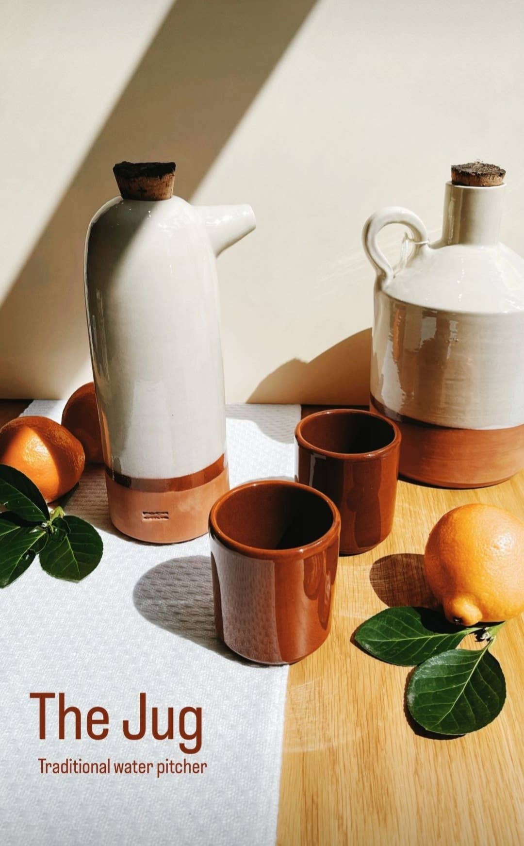 Water Pitcher & Cups Set